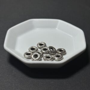 泰國清邁手工銀配件｜圓圈雕花隔珠 1入｜串珠材料