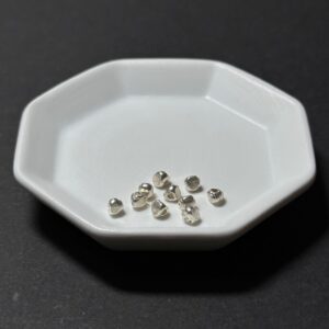 泰國清邁手工銀配件｜三角柱導圓角通孔珠 1入｜串珠材料