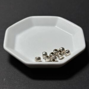 泰國清邁手工銀配件｜老形通孔珠 1入｜串珠材料