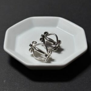 泰國清邁手工銀配件｜線狀簍空通孔珠 1入｜串珠材料