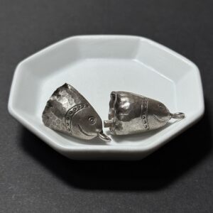 泰國清邁手工銀配件｜魚頭鈴鐺吊飾 1入｜串珠材料