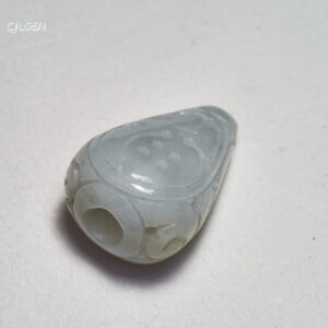 糯種晴水仿古雕花簍空珠