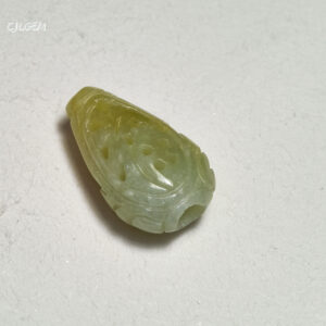 糯種秋香仿古雕花簍空珠