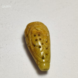 糯種秋香仿古雕花簍空珠