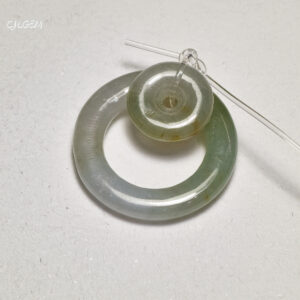 冰糯種飄花子母扣