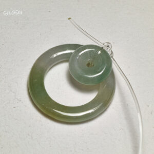 冰糯種飄花子母扣