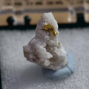 自然金 B02 native gold 中國甘肅康縣三河壩