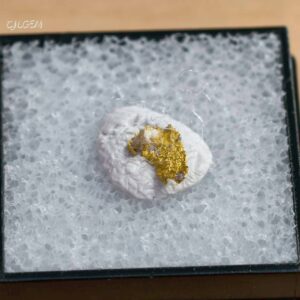 自然金 B09 native gold 中國甘肅康縣三河壩
