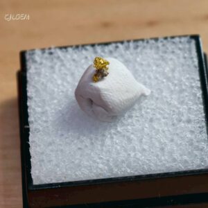 自然金 B13 native gold 中國甘肅康縣三河壩