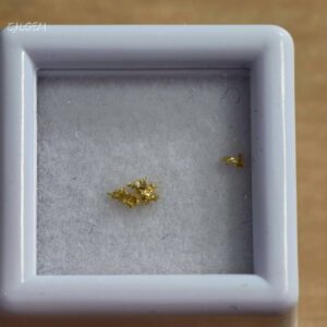 自然金 B34 native gold 中國甘肅康縣三河壩