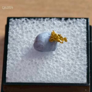 自然金 C06 native gold 中國陝西漢中郭鎮