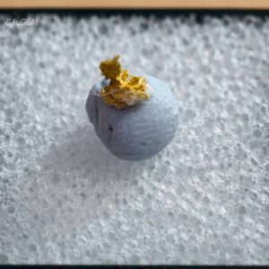 自然金 C07 native gold 中國陝西漢中郭鎮