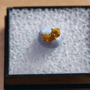 自然金 C09 native gold 中國陝西漢中郭鎮