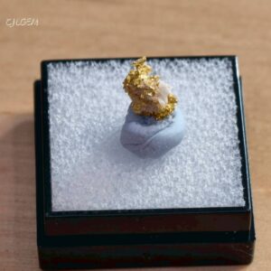 自然金 C11 native gold 中國陝西漢中郭鎮