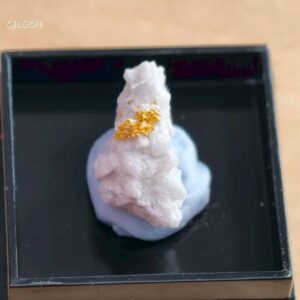 自然金 C14 native gold 中國陝西漢中郭鎮