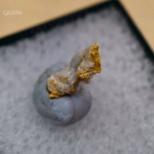 自然金 C22 native gold 中國陝西漢中郭鎮