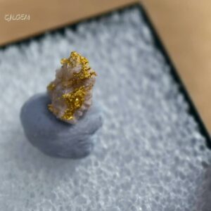 自然金 C25 native gold 中國陝西漢中郭鎮