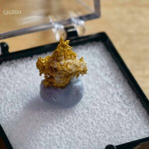 自然金 D02 native gold 中國山東招遠