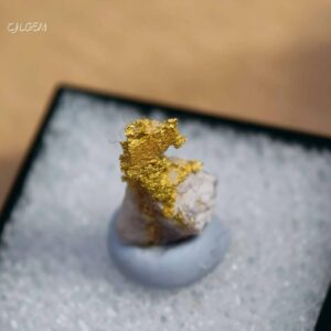 自然金 D04 native gold 中國山東招遠