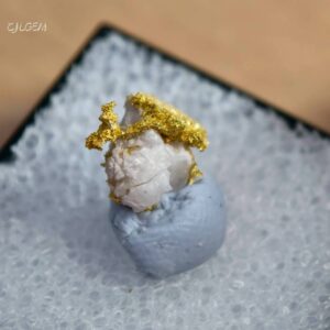 自然金 D05 native gold 中國山東招遠