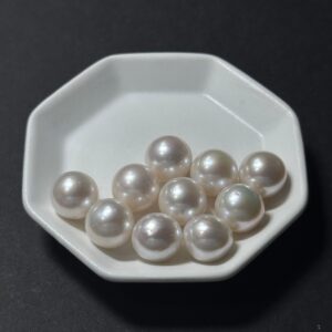 天然淡水珍珠配件｜無孔 愛迪生正圓大白珠 10mm 1粒｜串珠材料