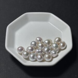 天然淡水珍珠配件｜無孔 極光糖紙巴洛克珠 8mm 1粒｜串珠材料